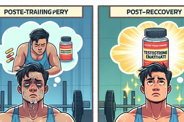 Benefits of testosterone enanthate in post-training recovery