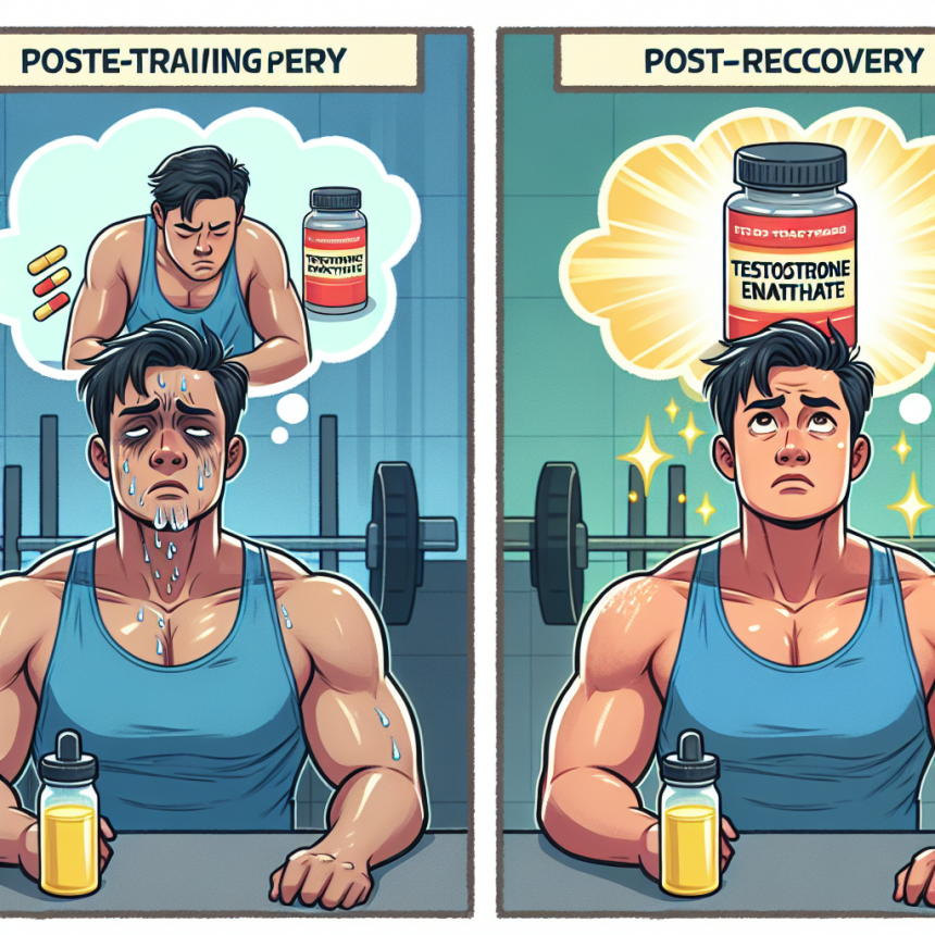 Benefits of testosterone enanthate in post-training recovery
