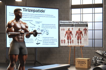 Muscle growth with tirzepatide use in sports