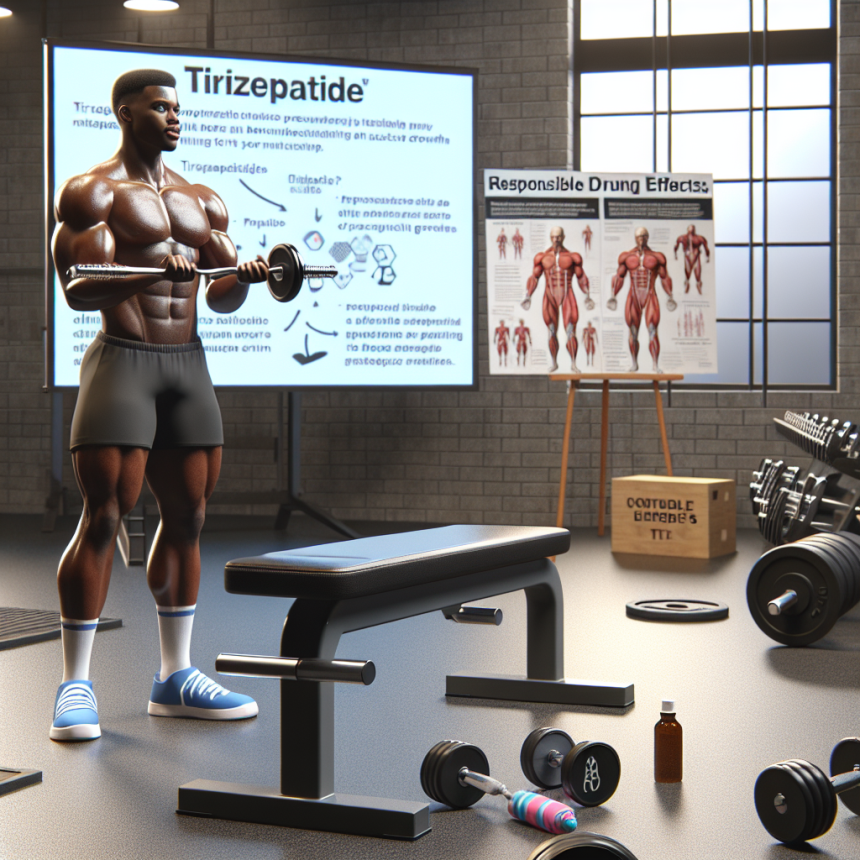 Muscle growth with tirzepatide use in sports