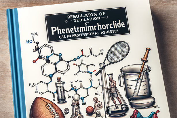Regulation of phentermine hydrochloride use in professional athletes