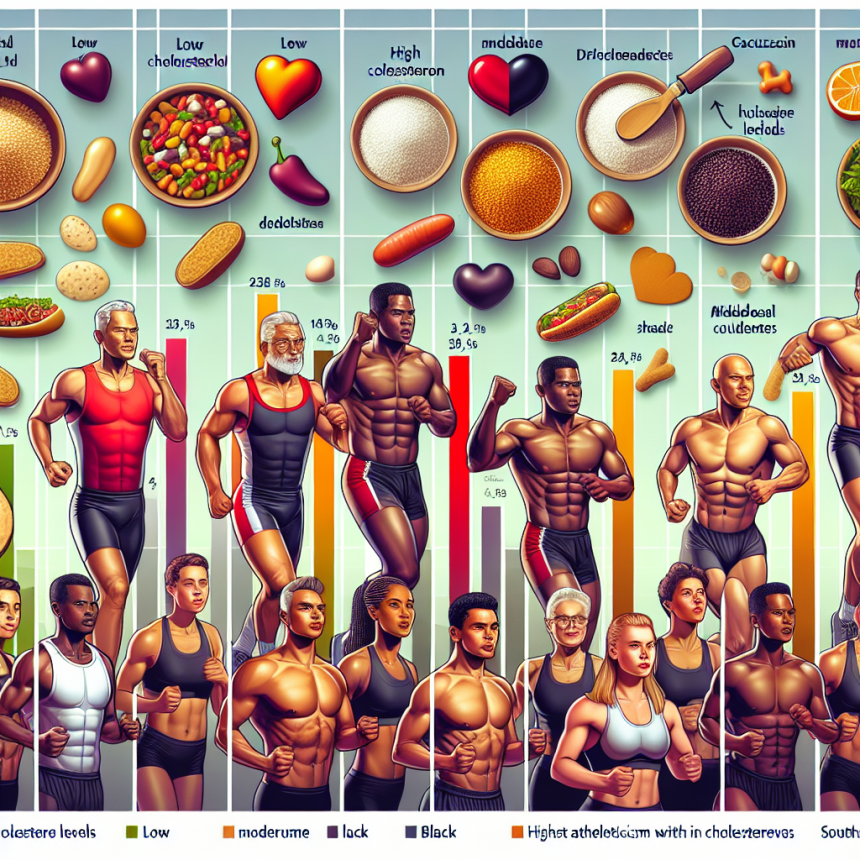 Cholesterol levels as a determining factor in athletes' diets