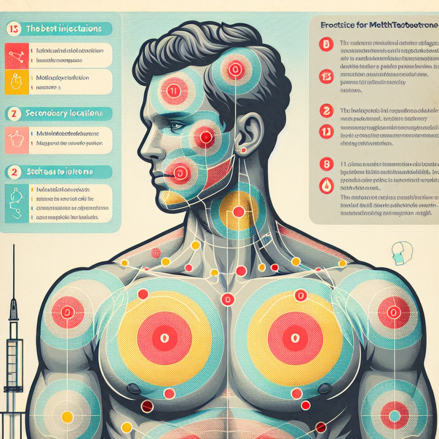 Injection sites for methyltestosterone: best practices