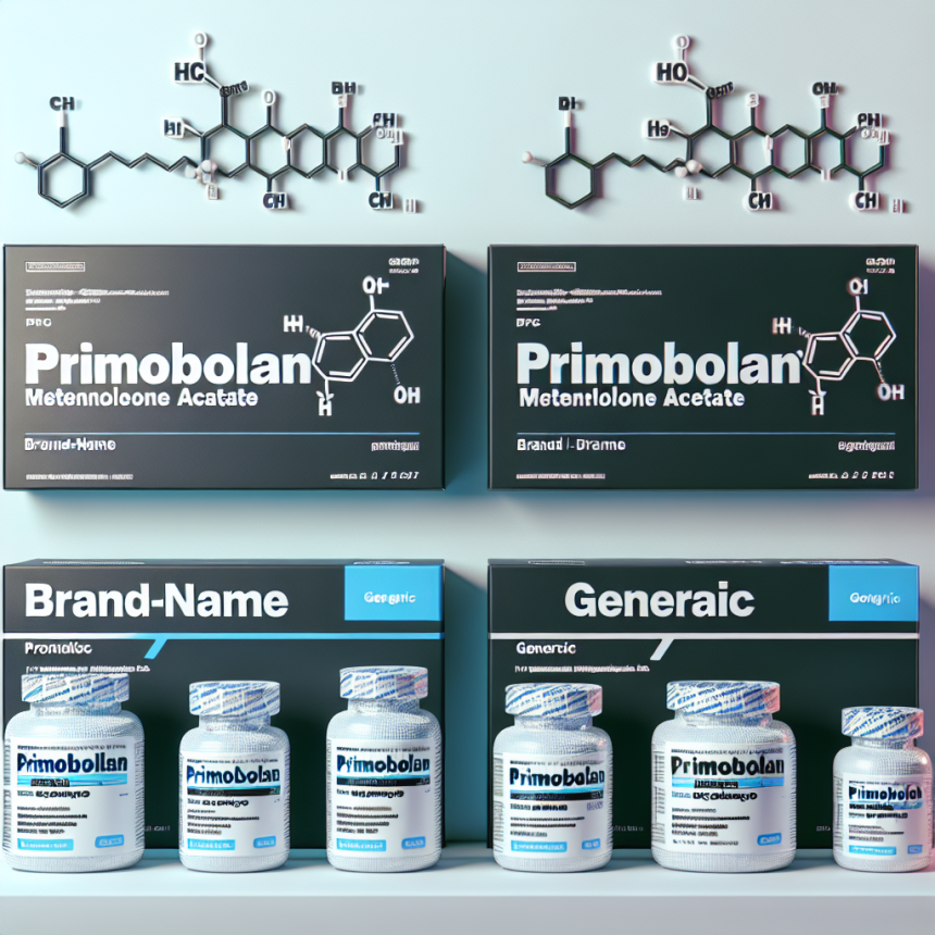 Brand names and generic versions of acetato di metenolone
