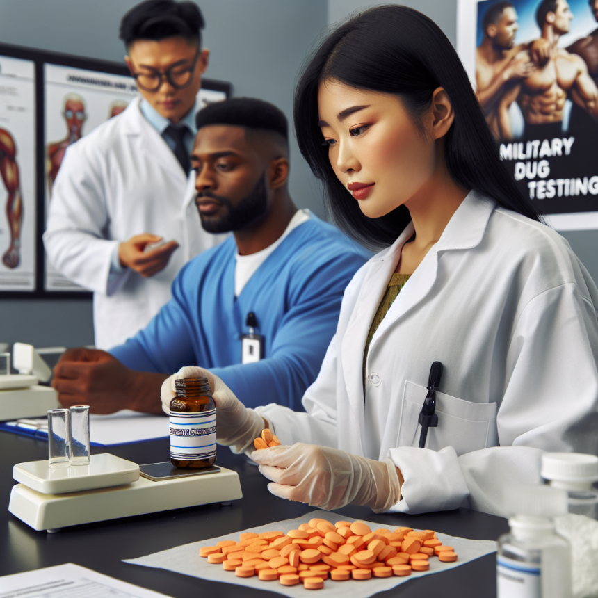 Military drug testing and oxymetholone compresse