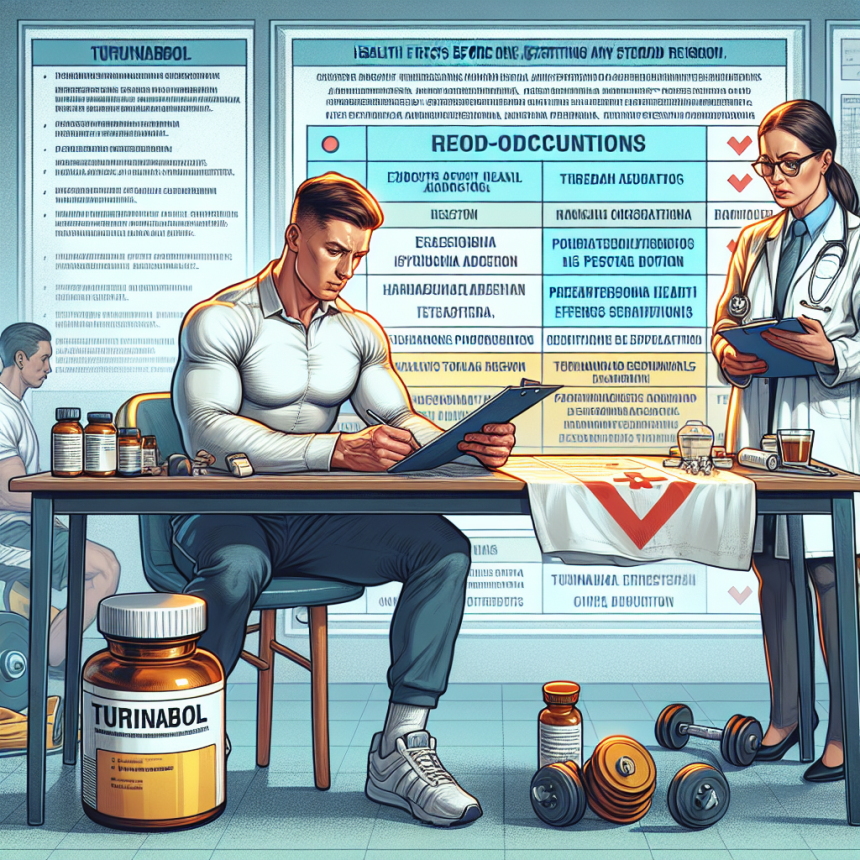 Precautions before starting turinabol