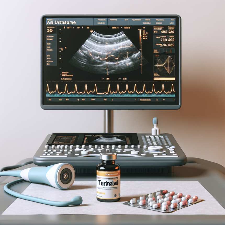 Ultrasound monitoring during turinabol therapy
